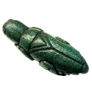 Vintage | Reptile | Vintage Crushed Green Stone Locust Grasshopper ...